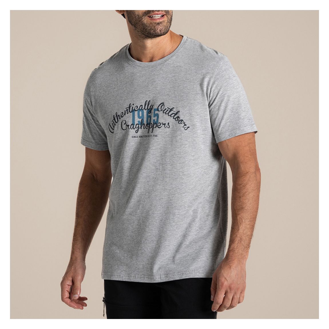 Light Grey Marl Lucent II Graphic Tee main product photo