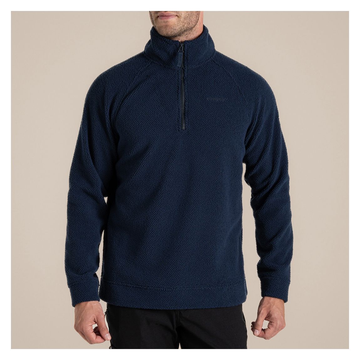 Navy Karlton Half Zip Fleece main product photo
