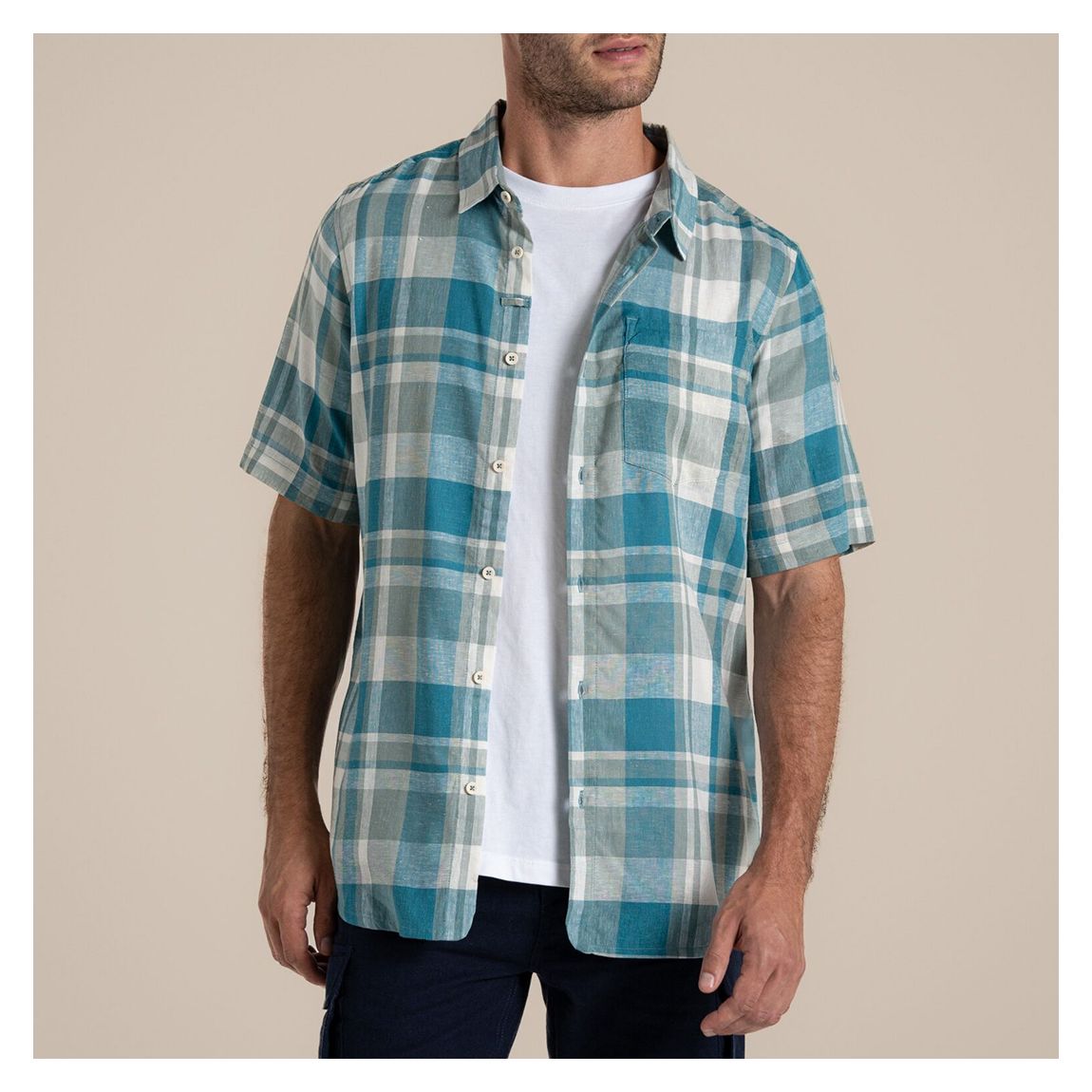 Blue Argino Short Sleeved Shirt main product photo