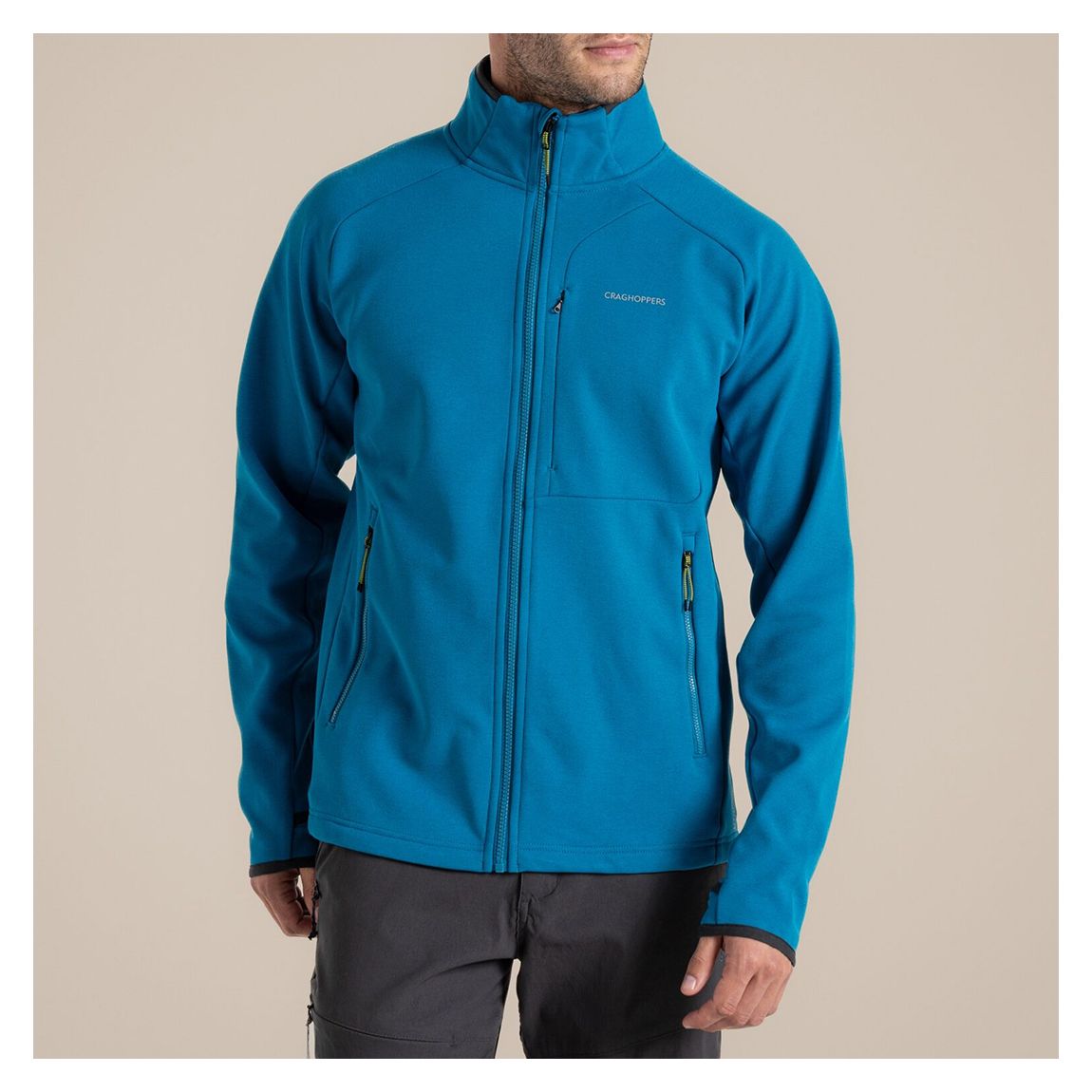 Teal Dynamic Pro Full Zip Fleece main product photo