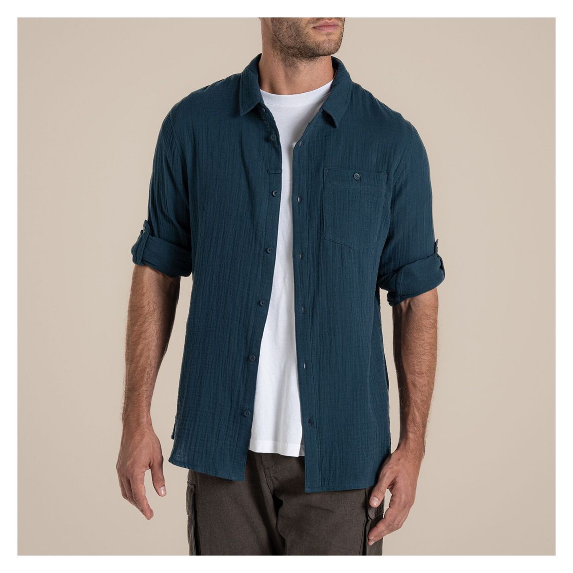 Blue Stone Moro Long Sleeve Shirt main product photo