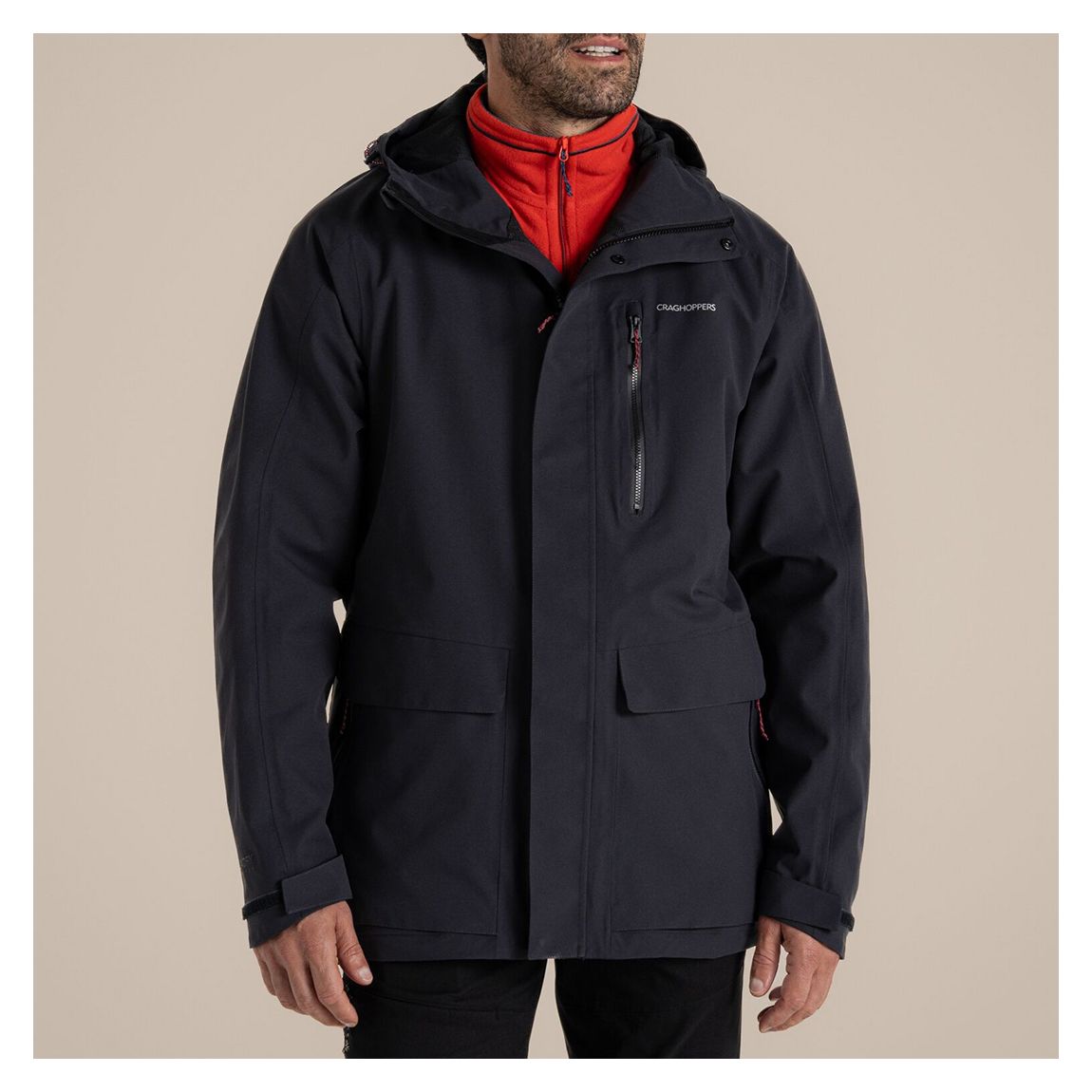 Charcoal Lorton II Waterproof Jacket main product photo