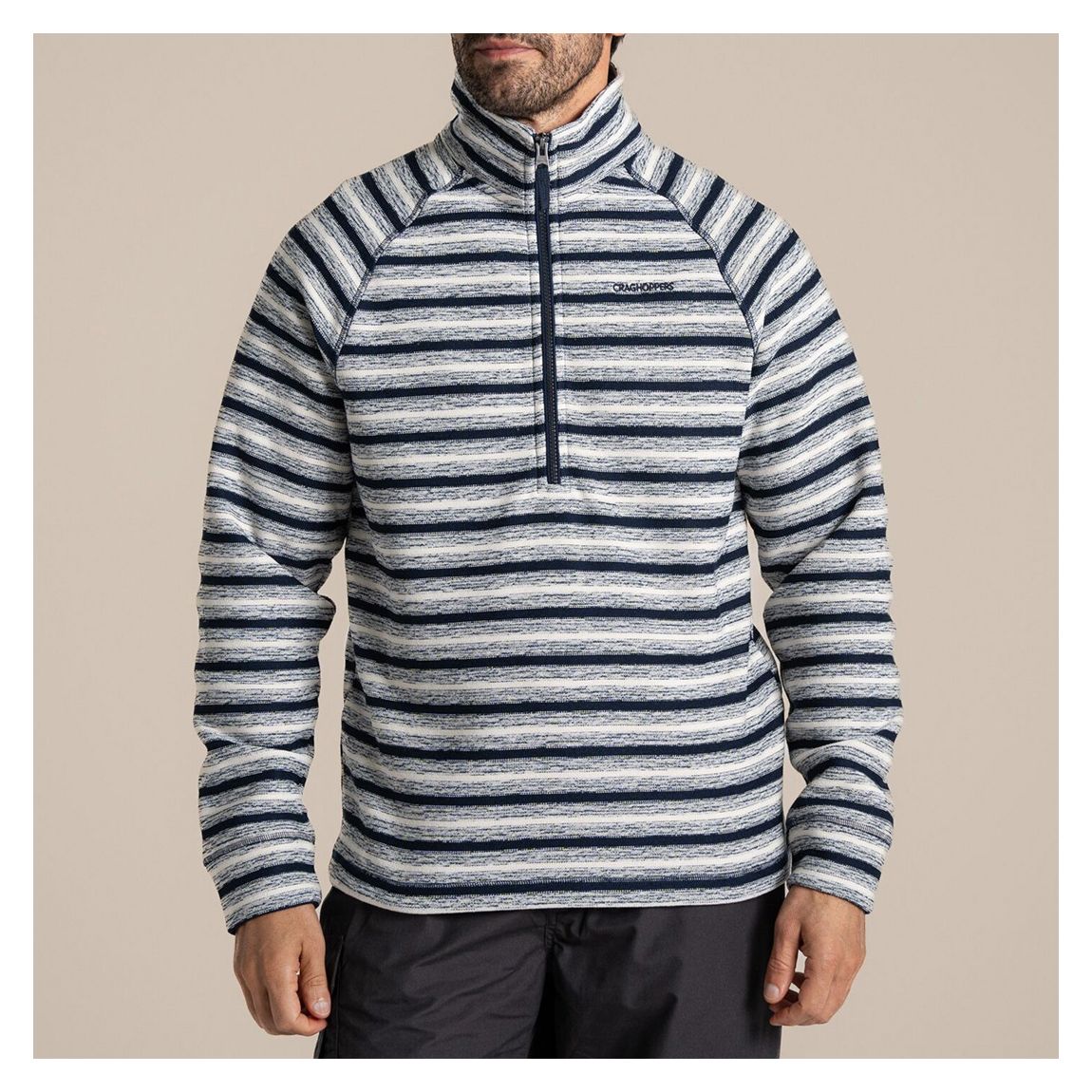 Blue/Navy Bonan Half Zip Fleece main product photo