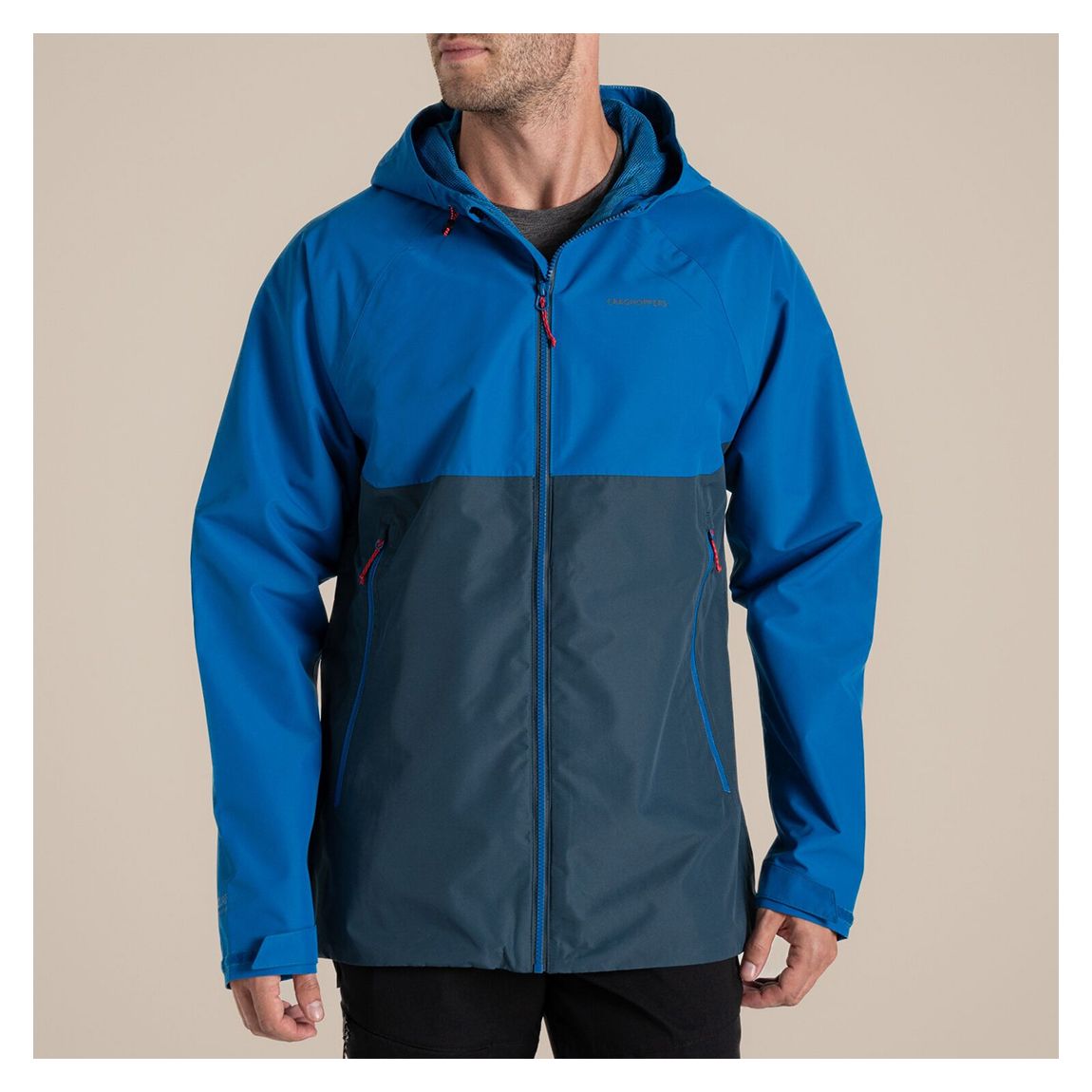 Cyan/Navy Osuna Waterproof Jacket main product photo