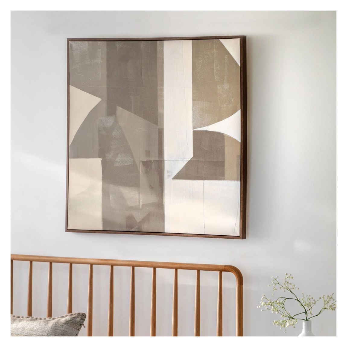 Cemento Abstract 80x80cm Framed Canvas main product photo