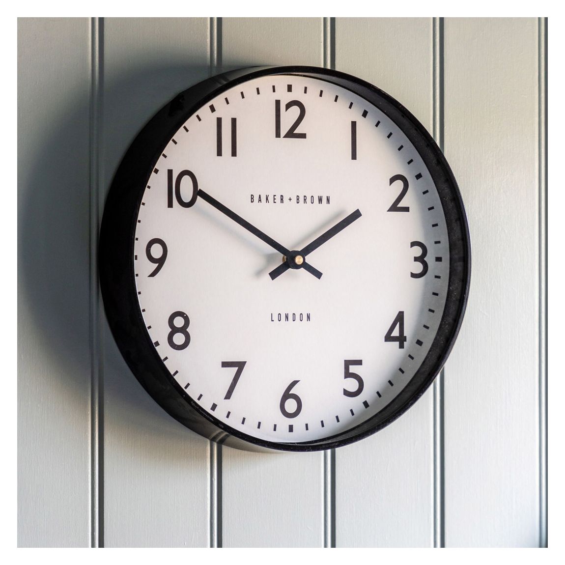 Norton Wall Clock Black 30cm main product photo