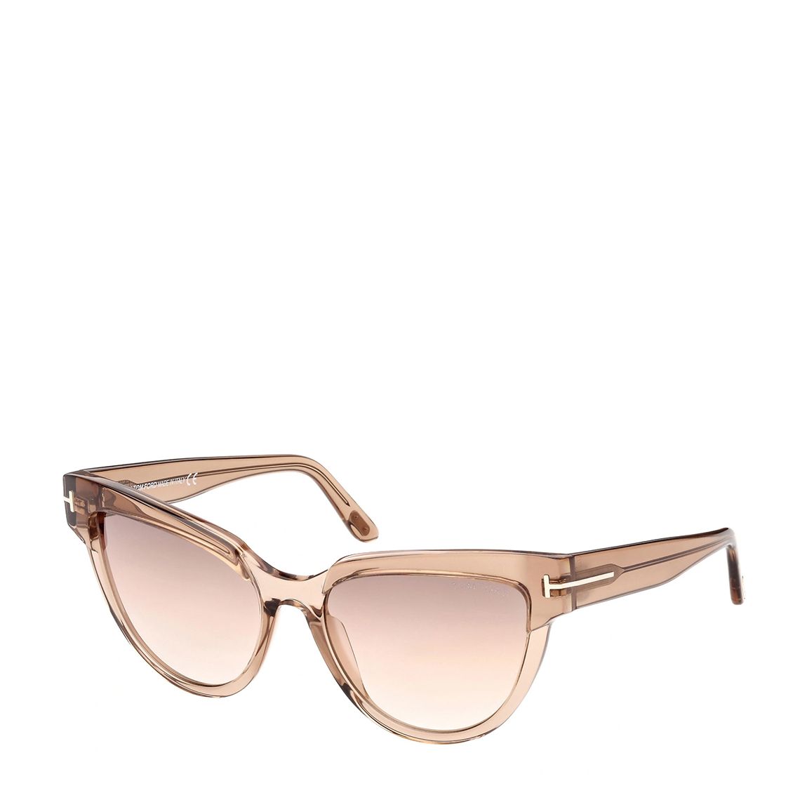 Women's Shiny Light Brown/ Nadine Tom Ford Sunglasses 57mm main product photo