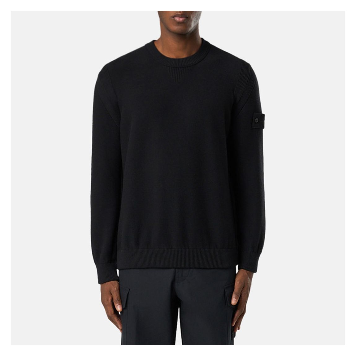 Black Cotton Cashmere Jumper main product photo