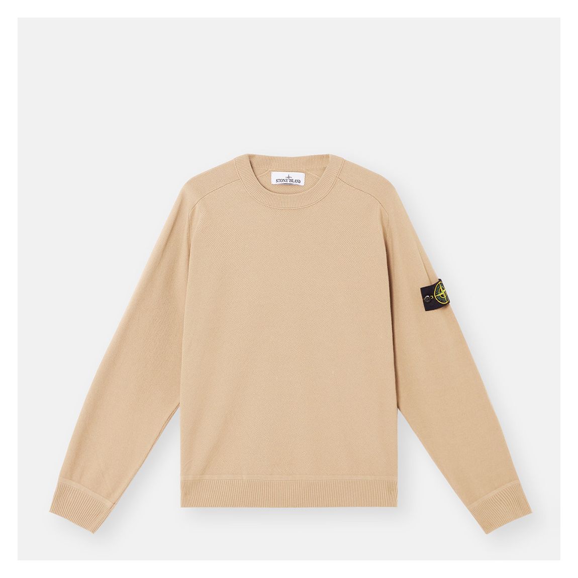 Beige Soft Organic Cotton Jumper main product photo