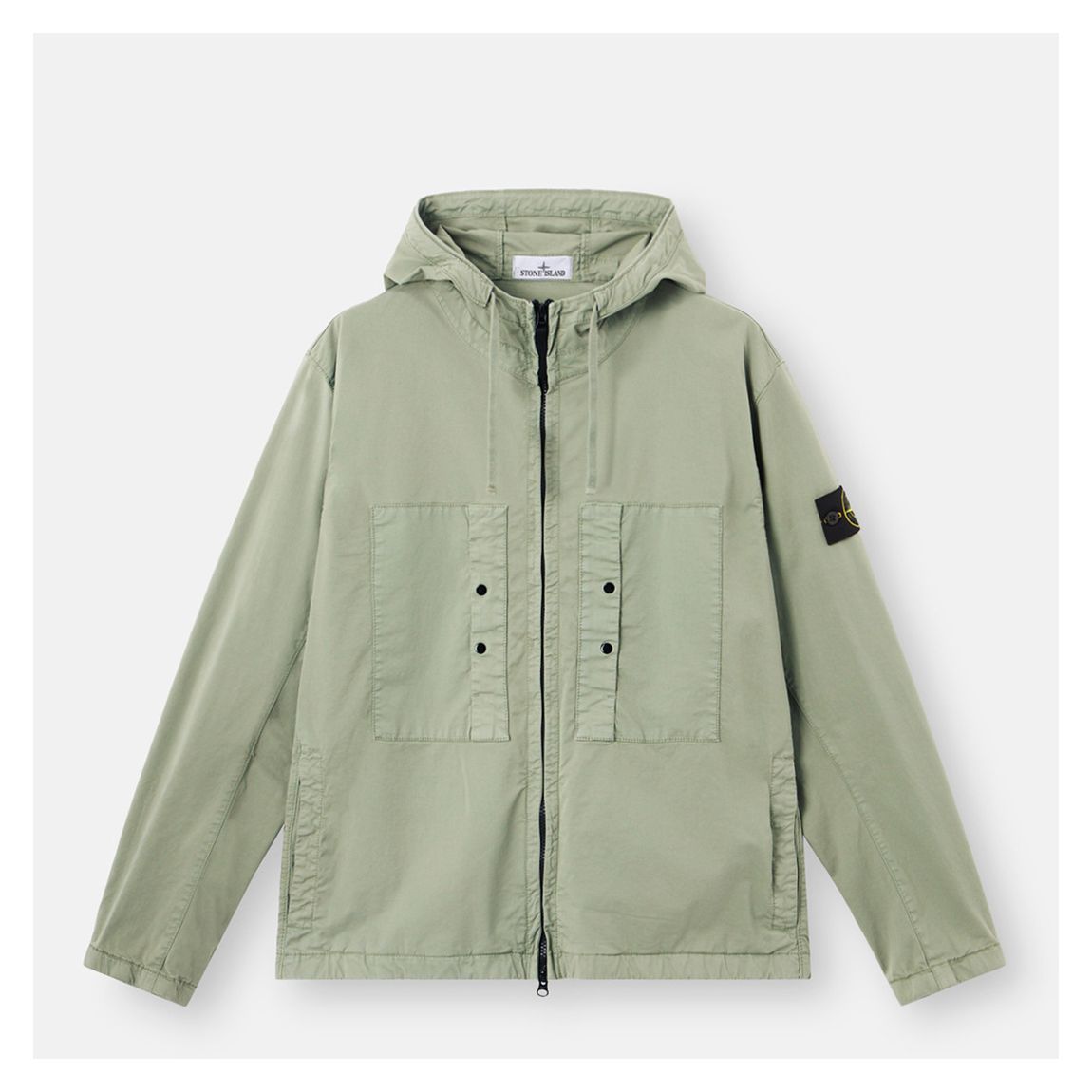 Light Green Supima Cotton Twill Stretch Jacket main product photo
