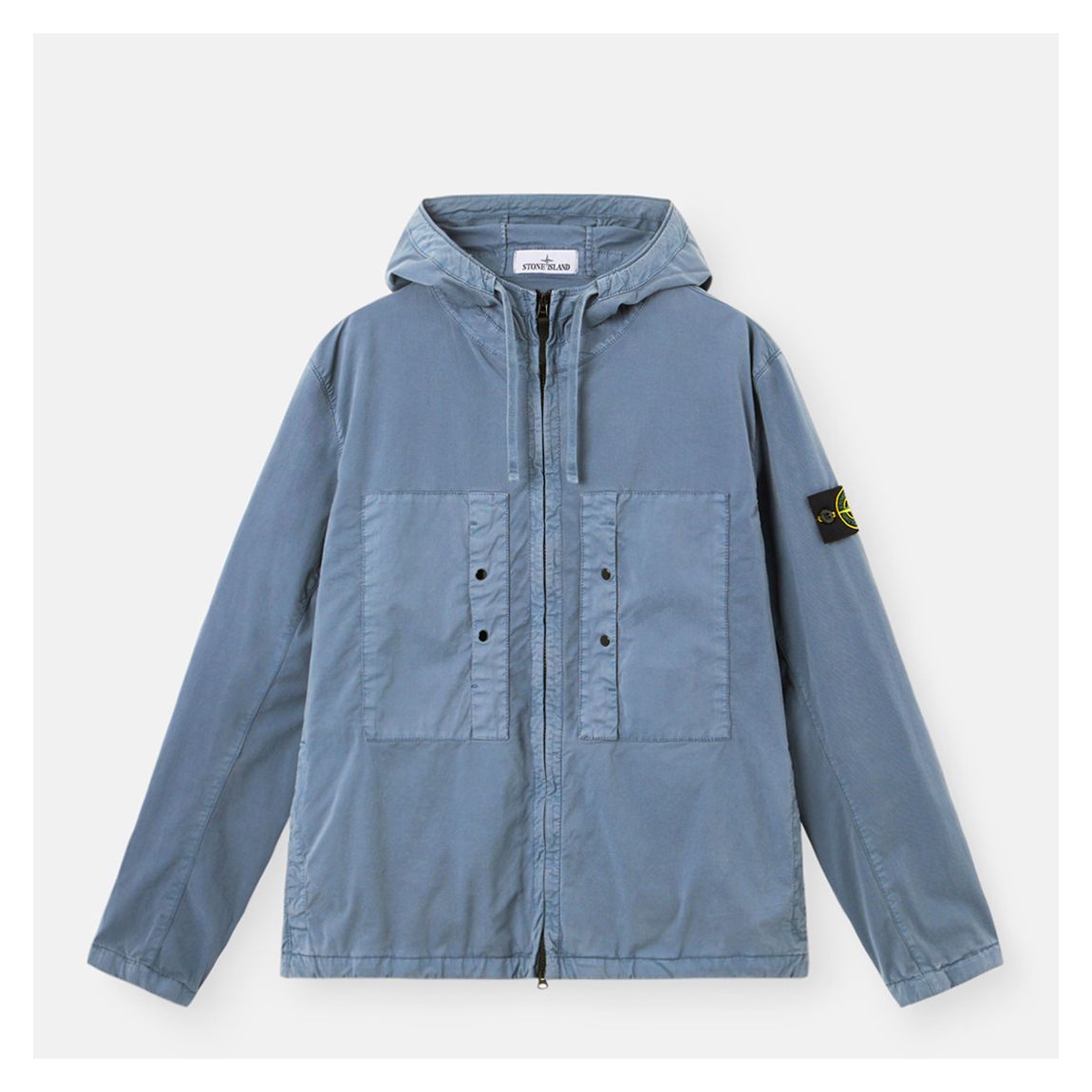 Blue Supima Cotton Twill Stretch Jacket main product photo