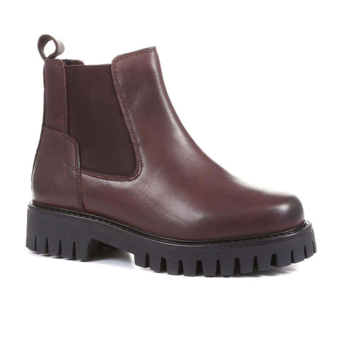 Machelle Chunky Leather Chelsea Boots main product photo