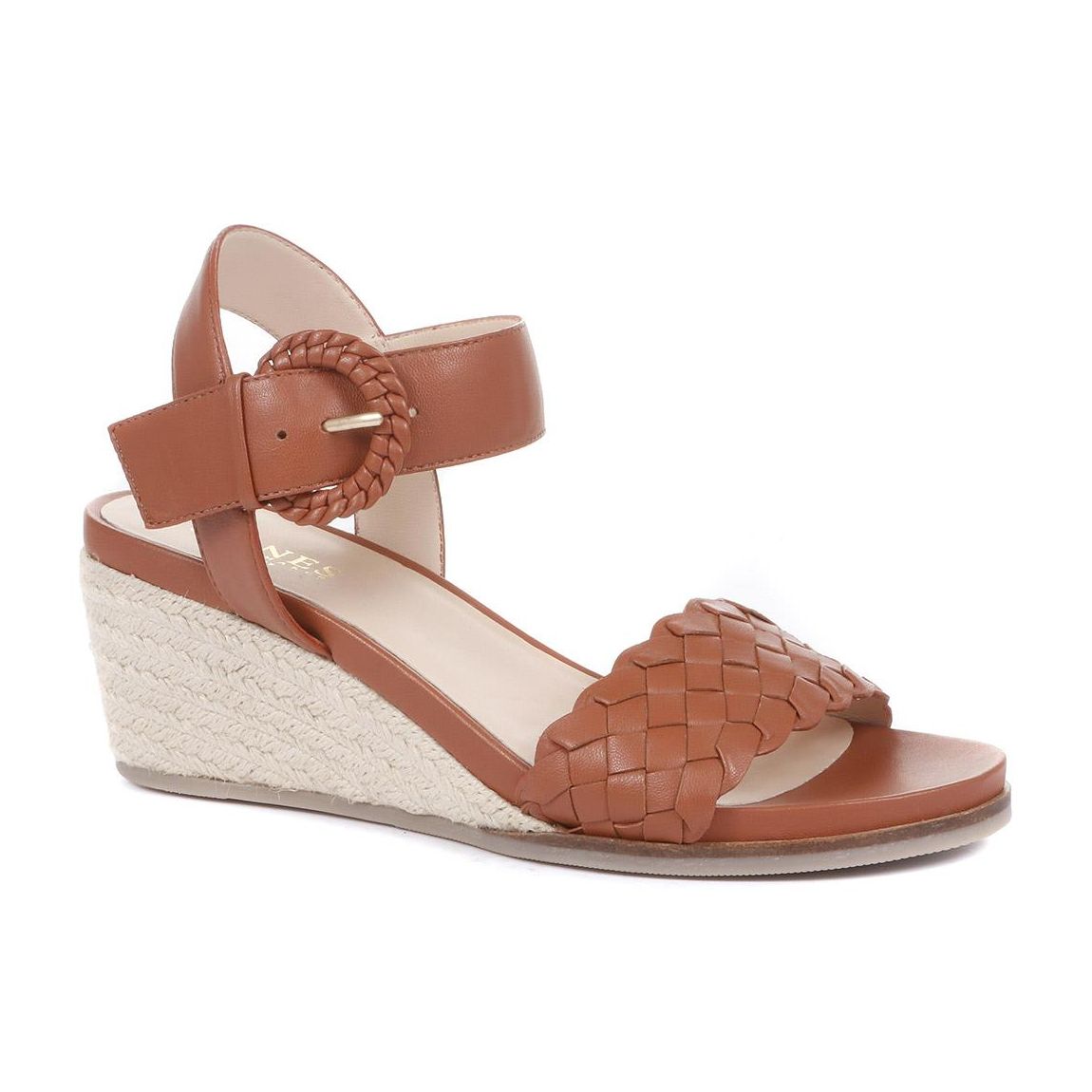 Luana Leather Wedge Sandals main product photo
