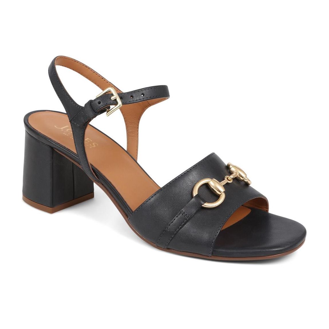 Gianna Leather Block Heels main product photo