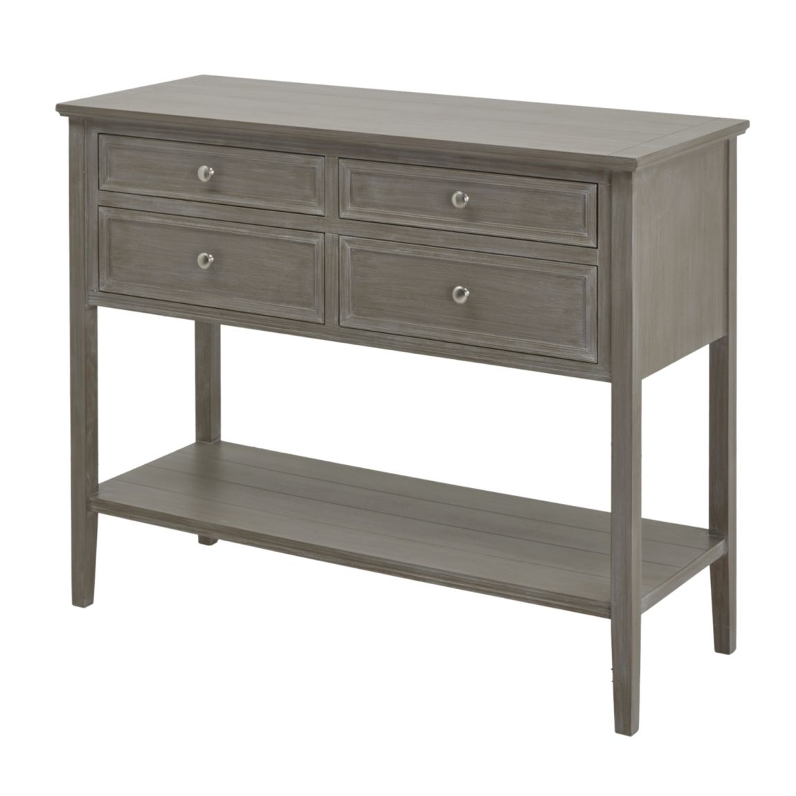 The Serene Collection Two Over Two Console, Grey main product photo