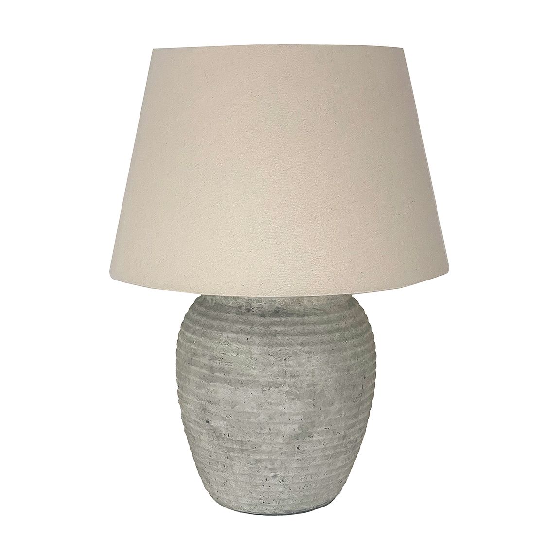 Stone Capri Lamp, Grey & White main product photo