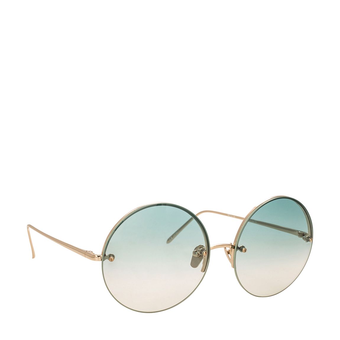 Sun Light Gold/ Turquoise Grad Sunglasses 58mm main product photo