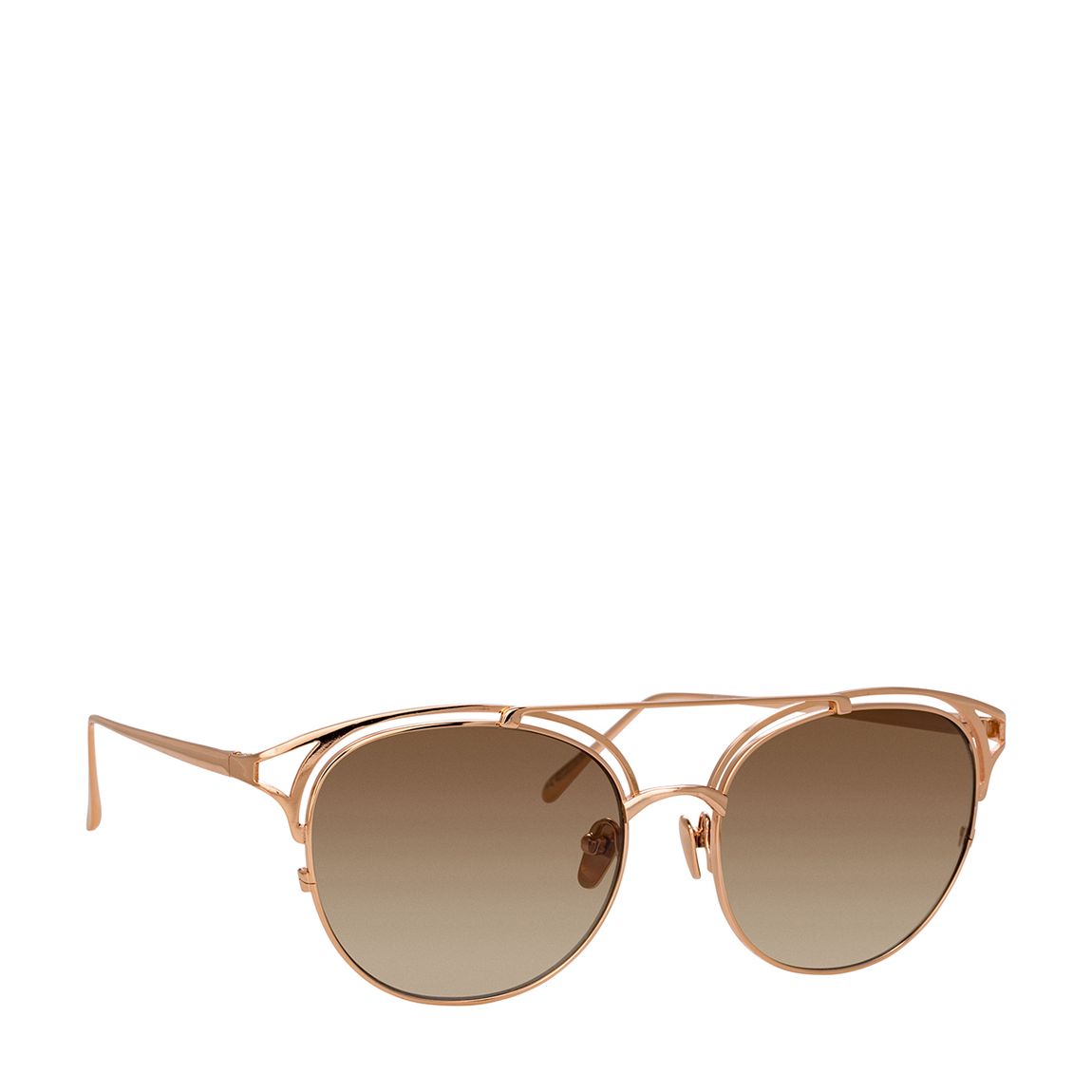 Stewart Rose Gold/ Mocha Grad Sunglasses 55mm main product photo