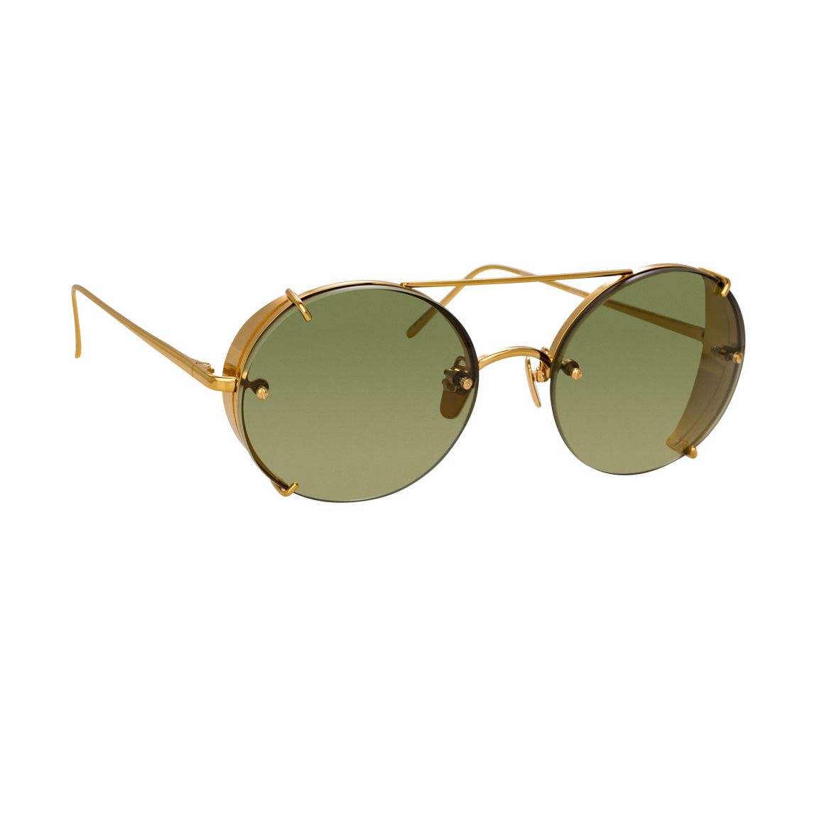Sun Yellow Gold/ Green Grad Sunglasses 53mm main product photo