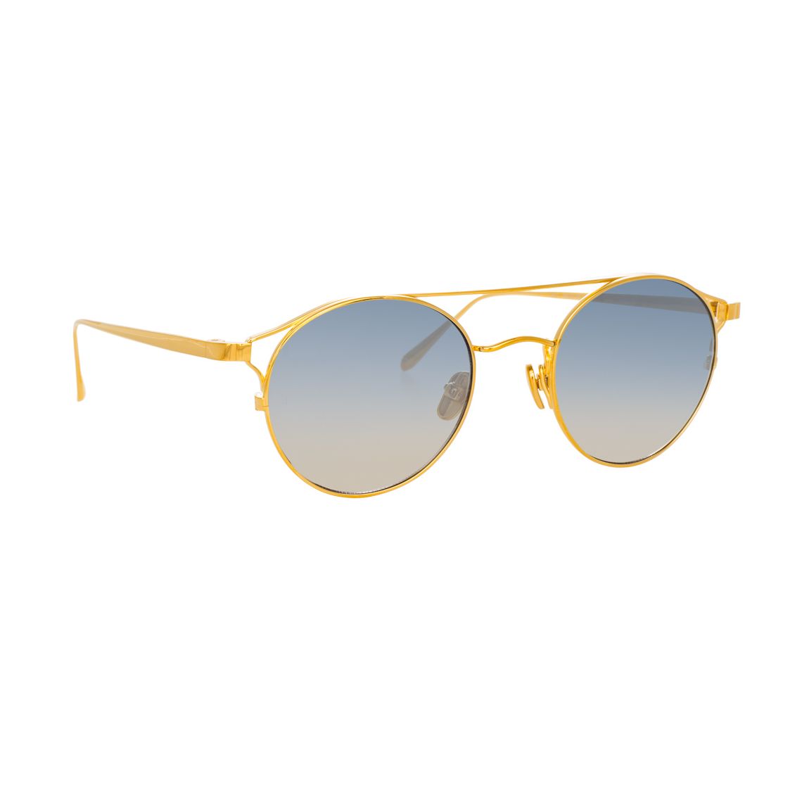 Adil Yellow Gold/ Navy Grad Sunglasses 48mm main product photo