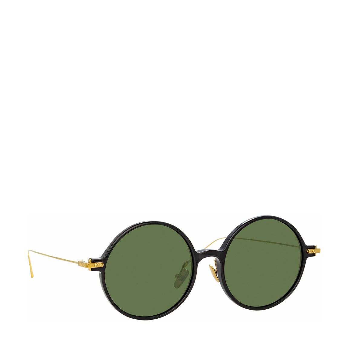 Savoye Black/ Light Gold/ Solid Green Sunglasses 53mm main product photo