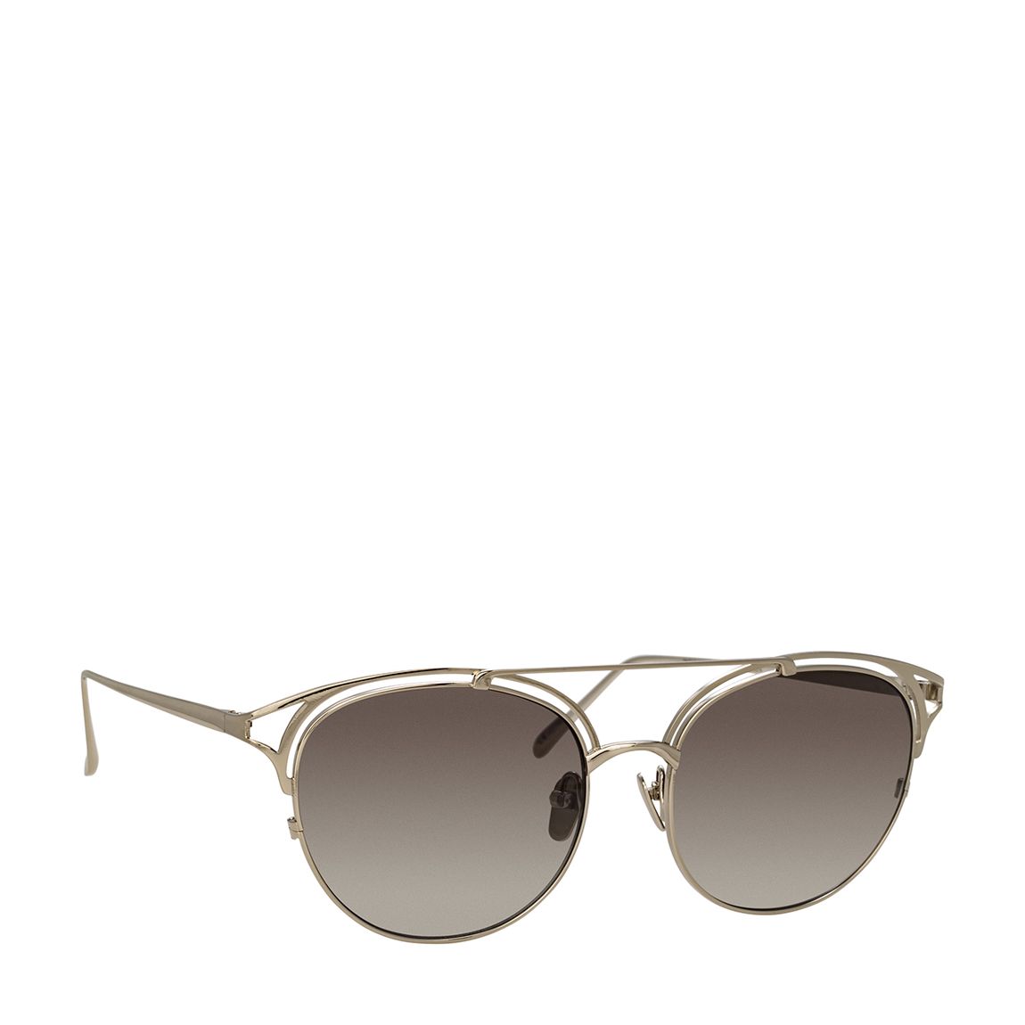 Stewart White Gold/ Grey Grad Sunglasses 55mm main product photo