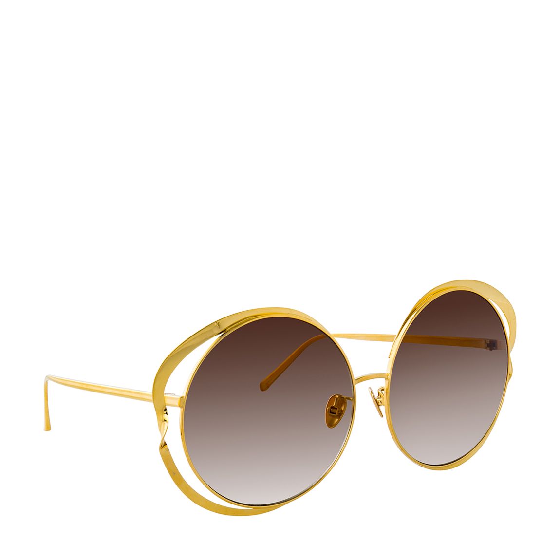 Sun Aimee Yellow Gold/ Tobacco Sunglasses 63mm main product photo