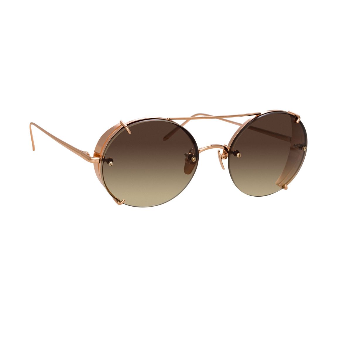 Sun Rose Gold/ Mocha Grad Sunglasses 53mm main product photo