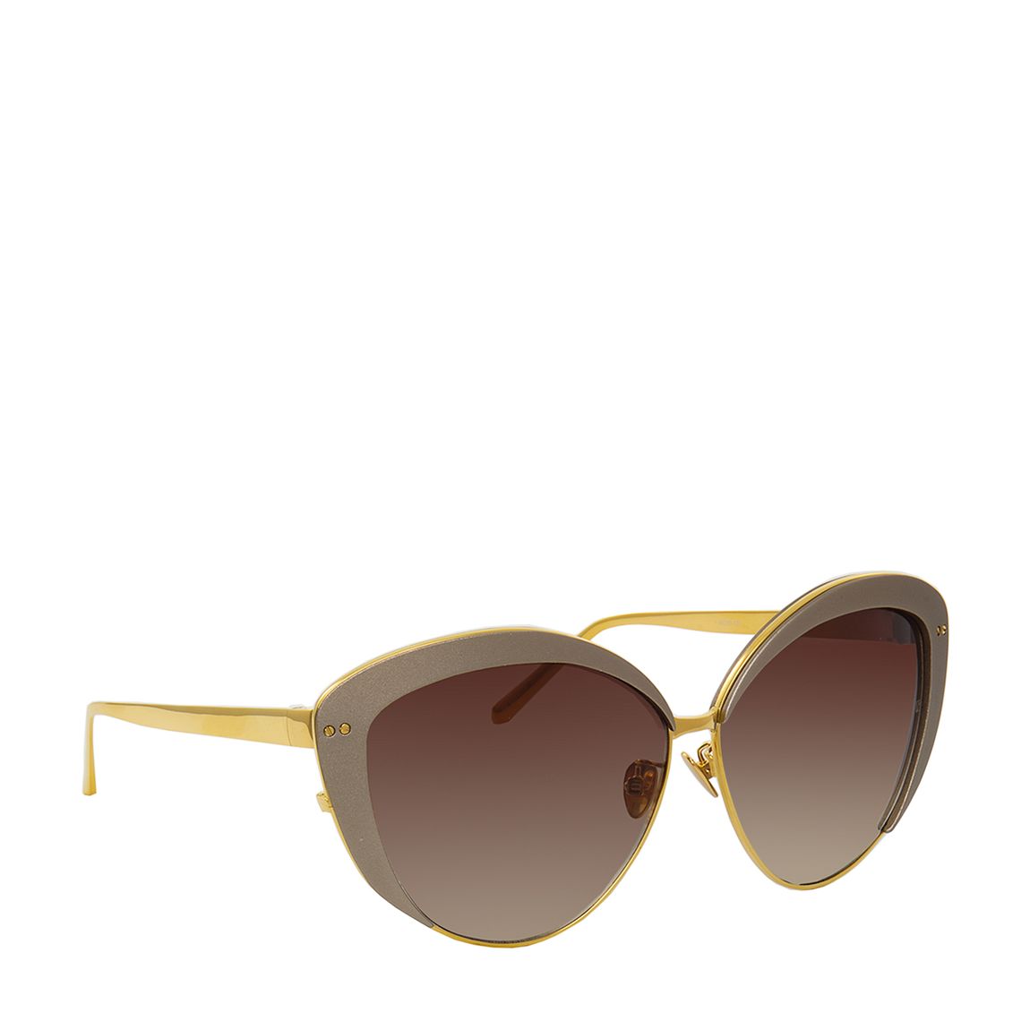 Sun Taupe Alu/ Yellow Gold/ Brown Grad Sunglasses 62mm main product photo
