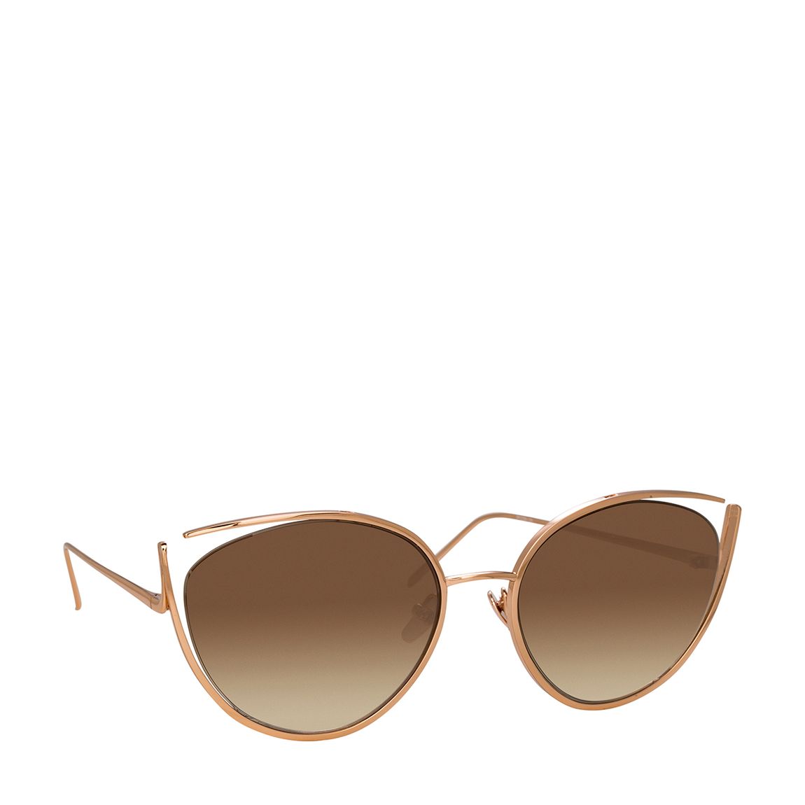 Sun Fontaine Rose Gold/ Mocha Grad Sunglasses 59mm main product photo