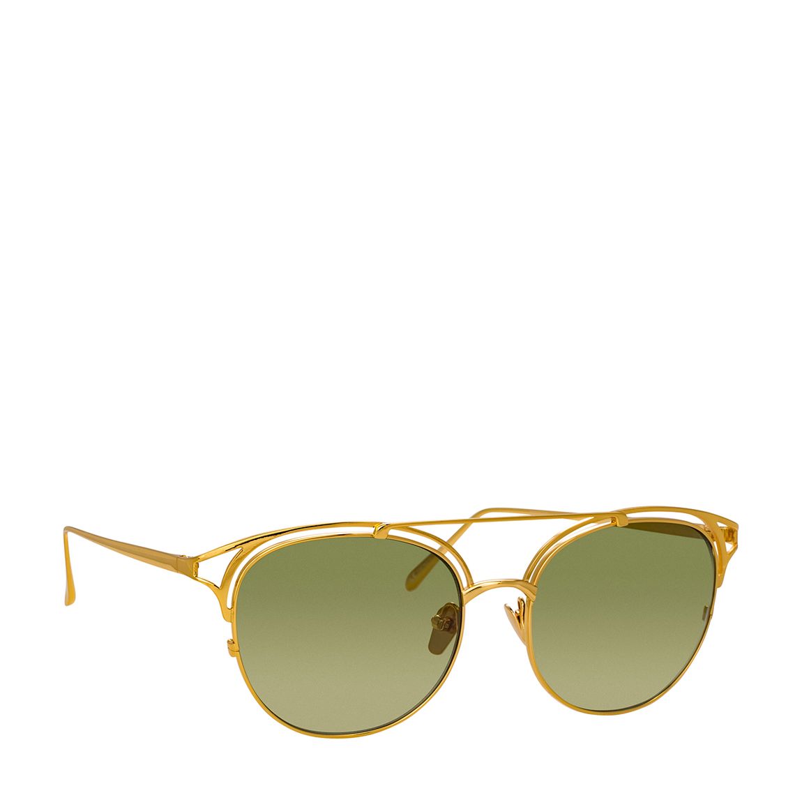 Stewart Yellow Gold/ Green Grad Sunglasses 55mm main product photo