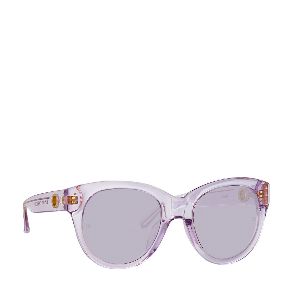 Madi Lilac/ Yellow Gold/ Solid Lilac Sunglasses 50mm main product photo