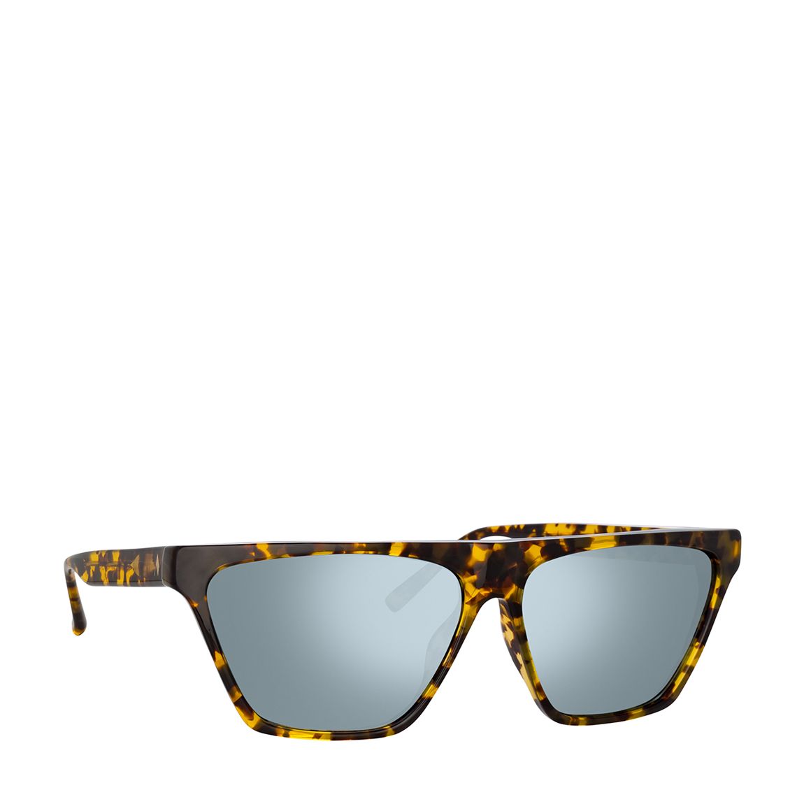 Erin T-Shell/ Yellow Gold/ Green Sunglasses 64mm main product photo