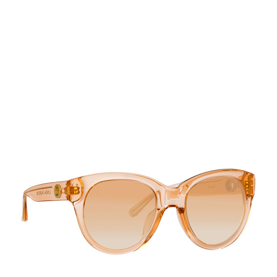 Madi Peach/ Light Gold/ Peach Grad Sunglasses 50mm main product photo