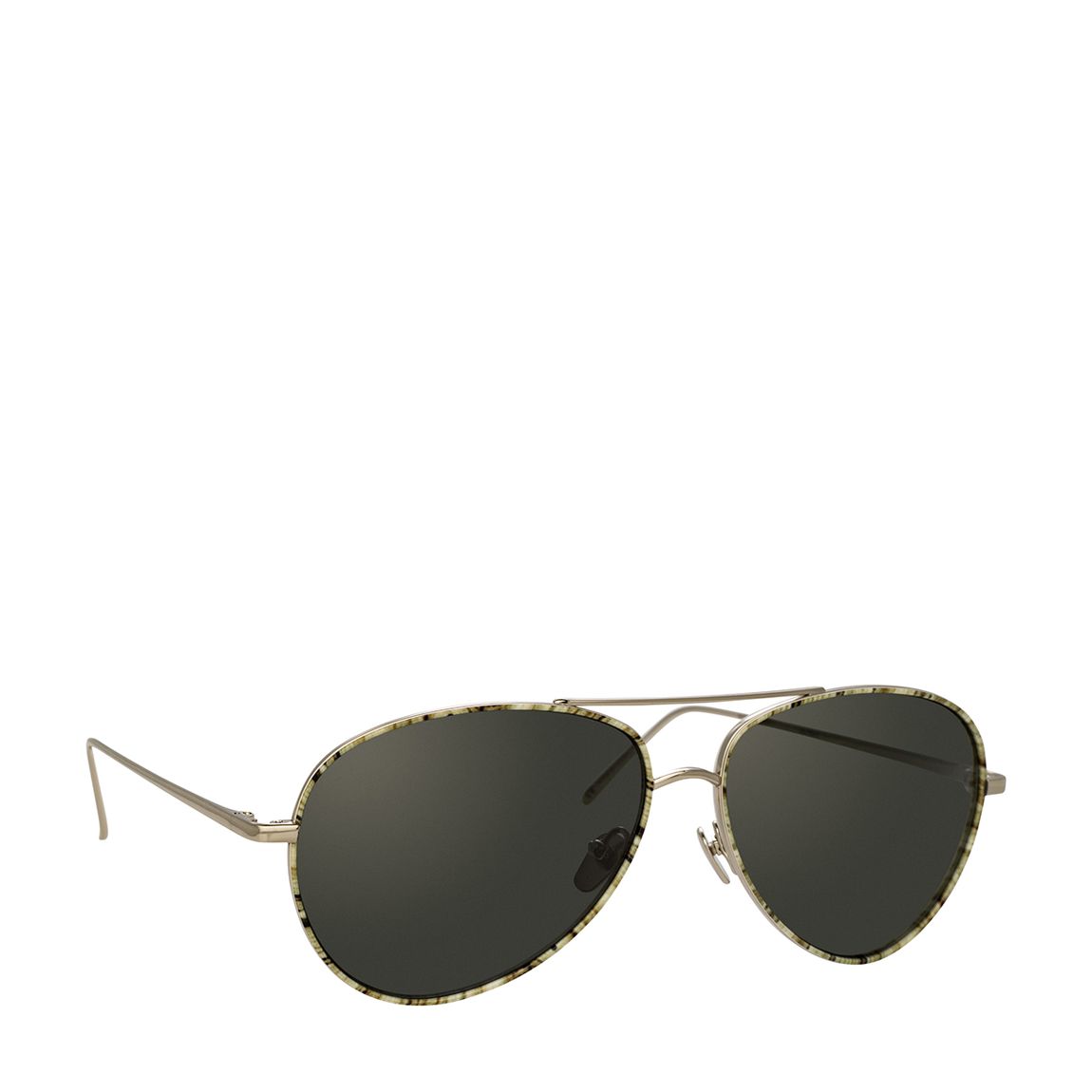 Britt White Gold/ Bone/ Solid Grey Sunglasses 62mm main product photo