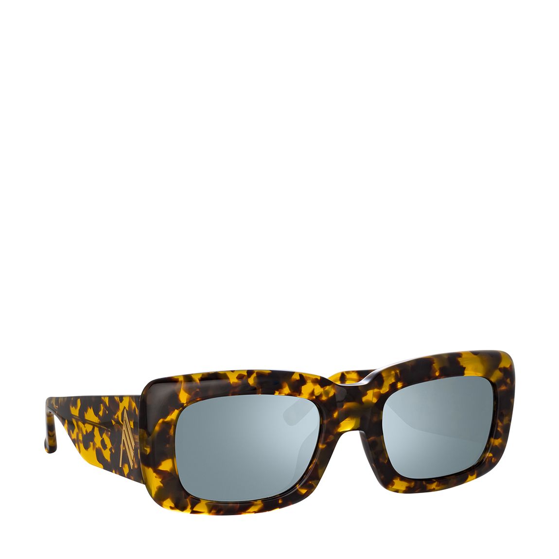 Marfa T-Shell/ Yellow Gold/ Green Sunglasses 52mm main product photo
