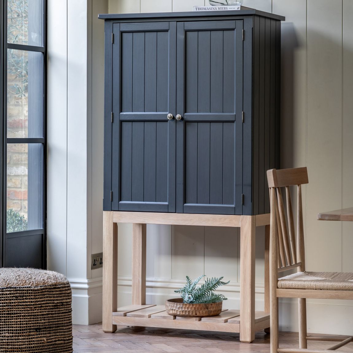 Willow 2 Door Cupboard Meteor 900x450x1700mm main product photo