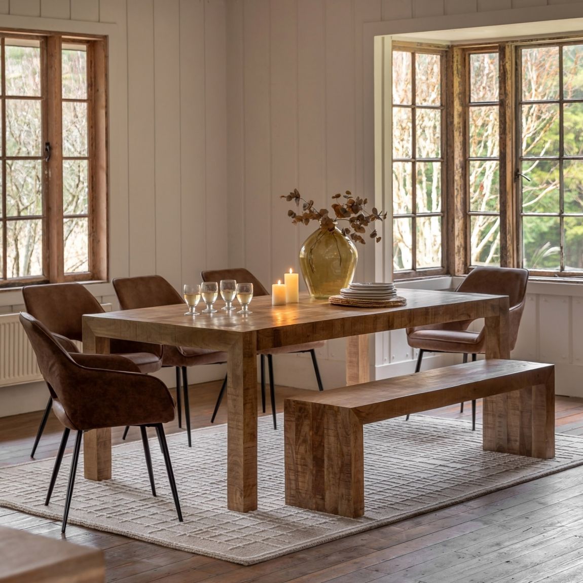 Cascade Dining Table Natural 2000x1000x750mm main product photo