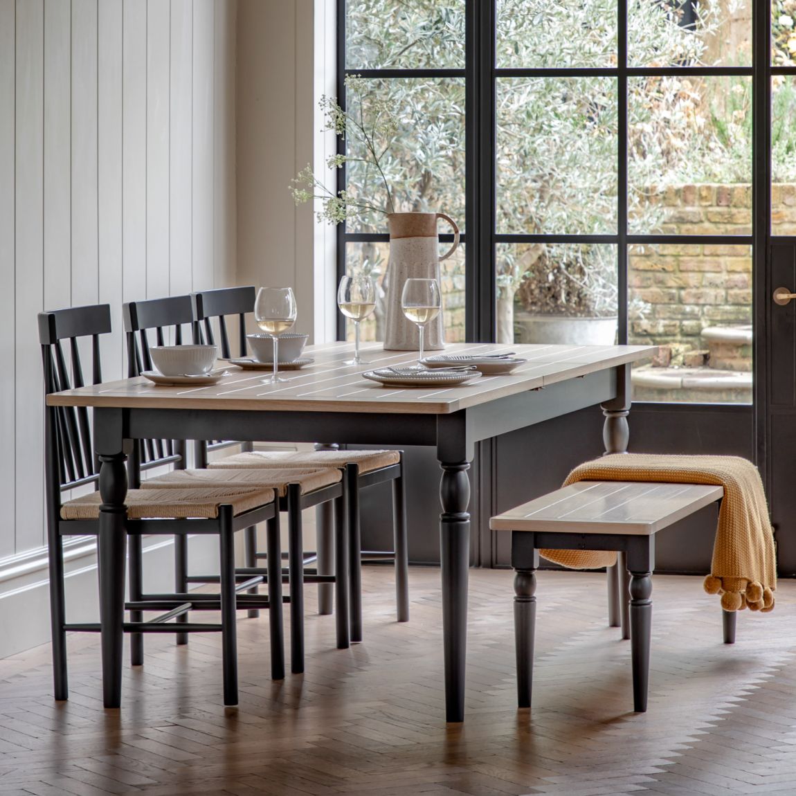 Willow Ext Dning Tble Meteor 1800/2300x950x750mm main product photo