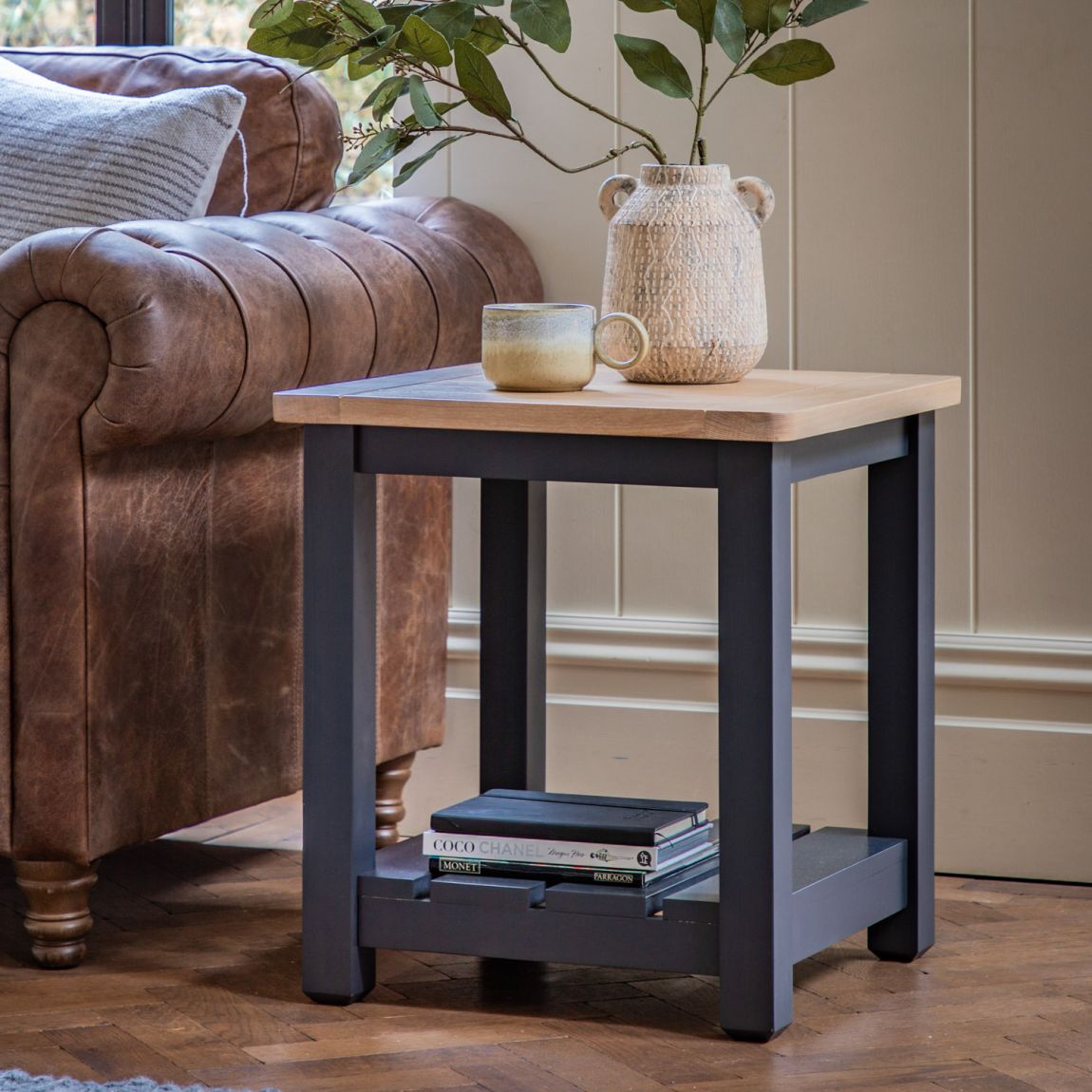 Willow Side Table Meteor 500x500x550mm main product photo
