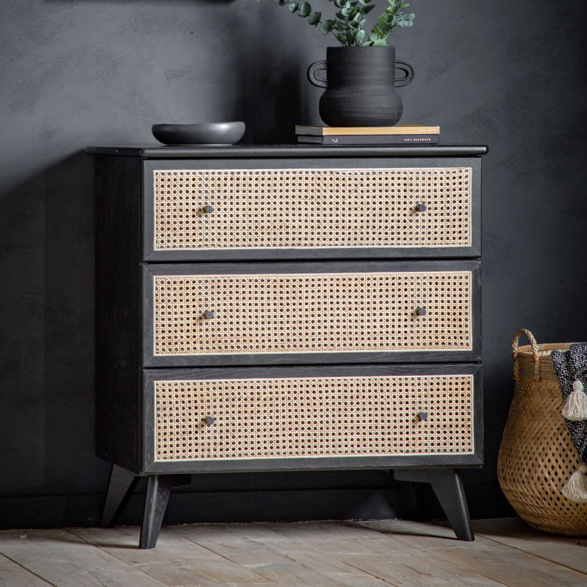 Cora 3 Drawer Chest 900x450x870mm main product photo