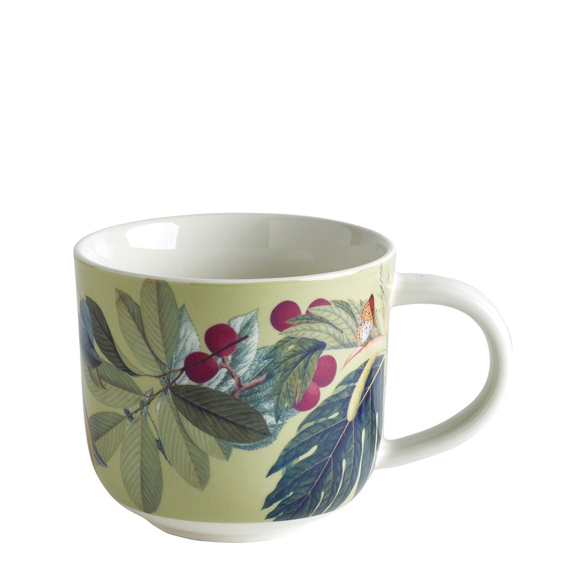 Fruit and Floral Green Mug, 365ml main product photo