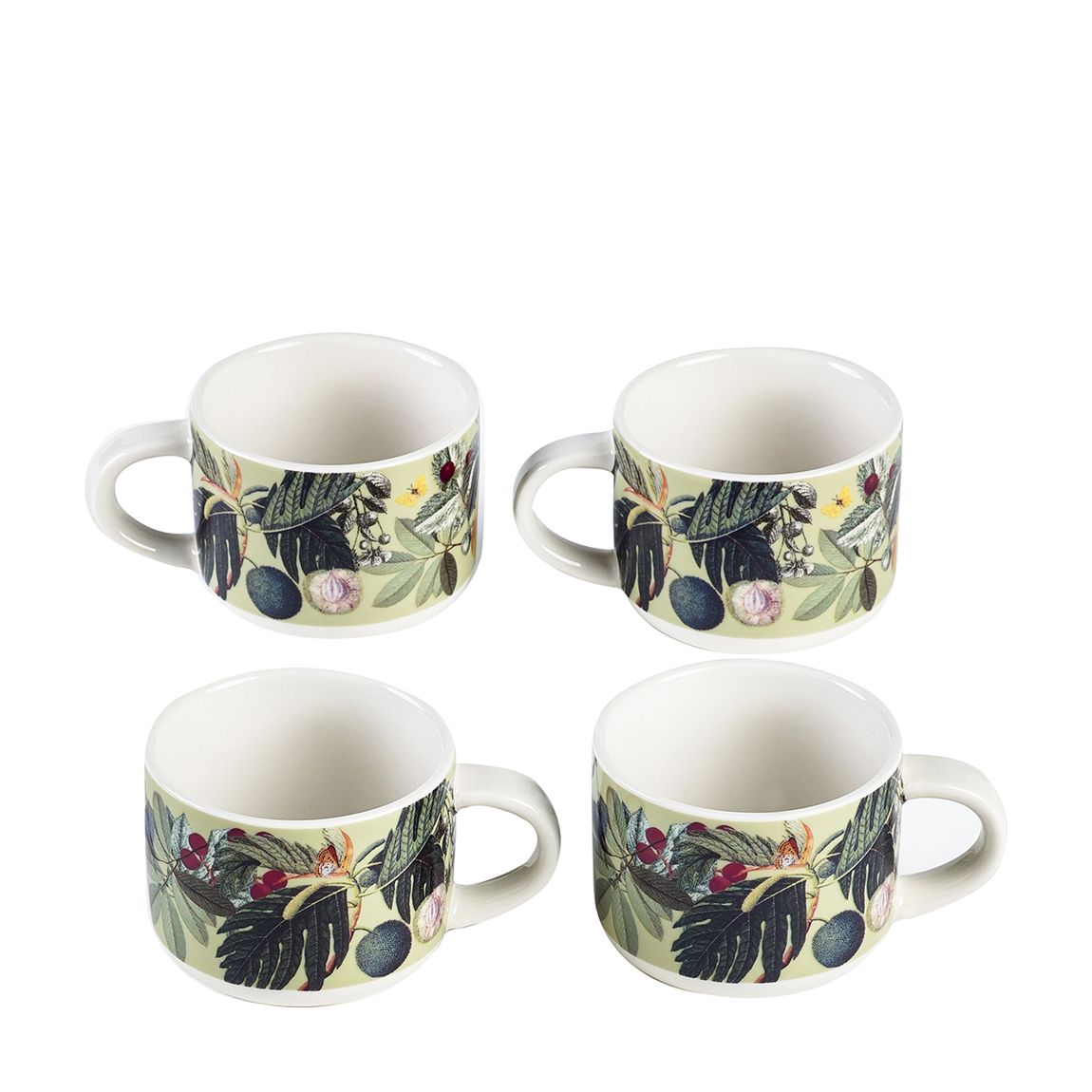 Kew Bloom Set of 4 Espresso Mugs main product photo