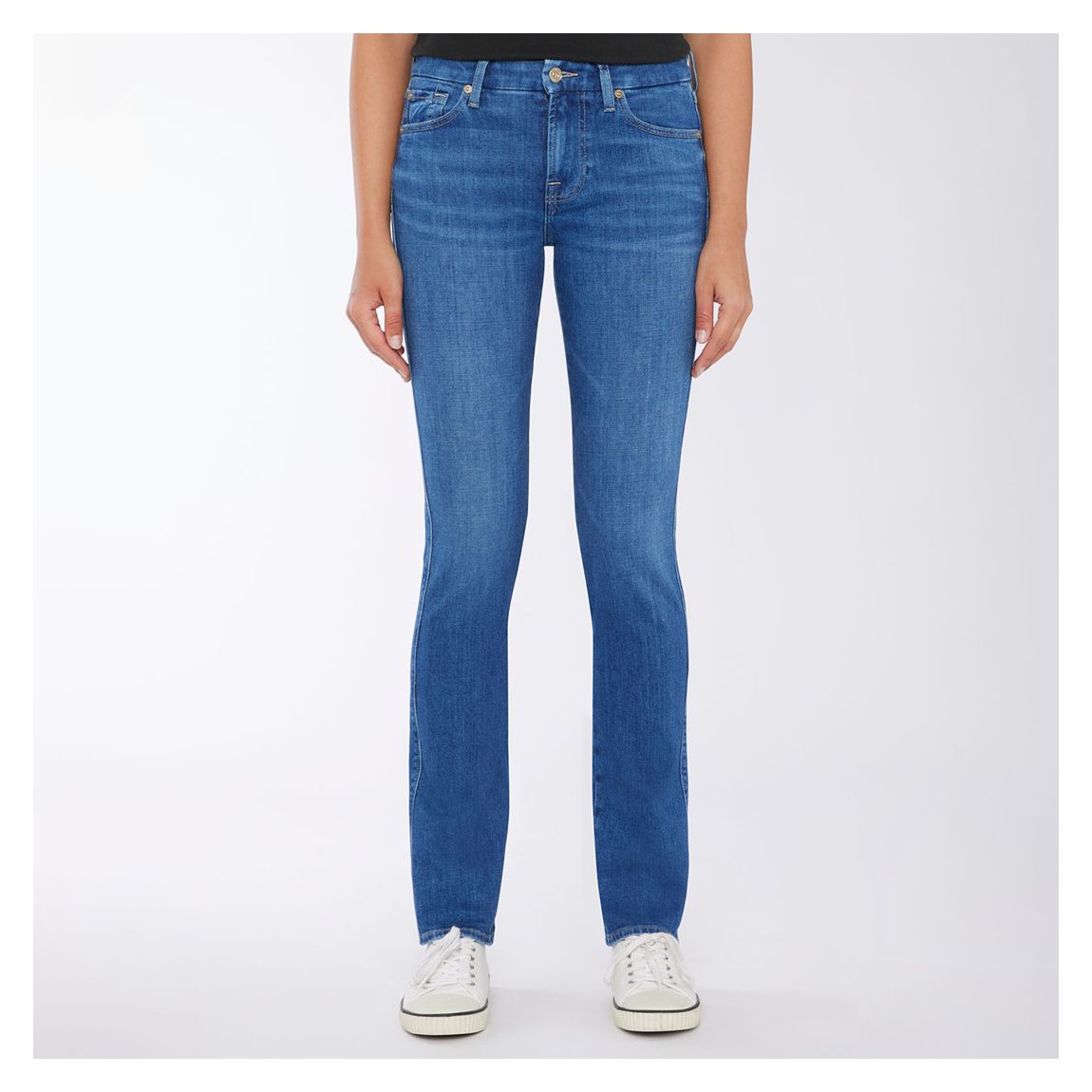 Blue Kimmie Straight Stretch Jeans main product photo