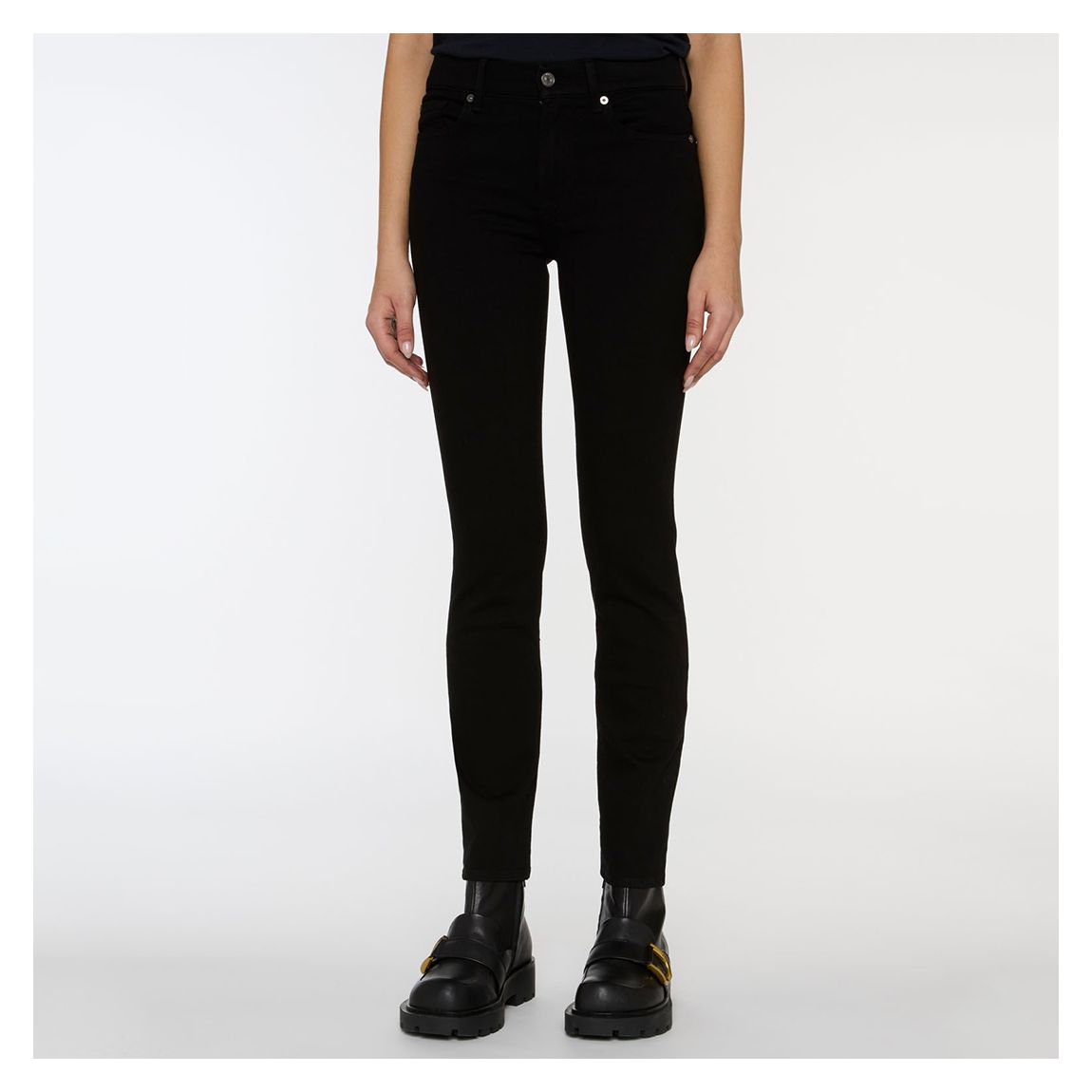 Black Roxanne Skinny Stretch Jeans main product photo