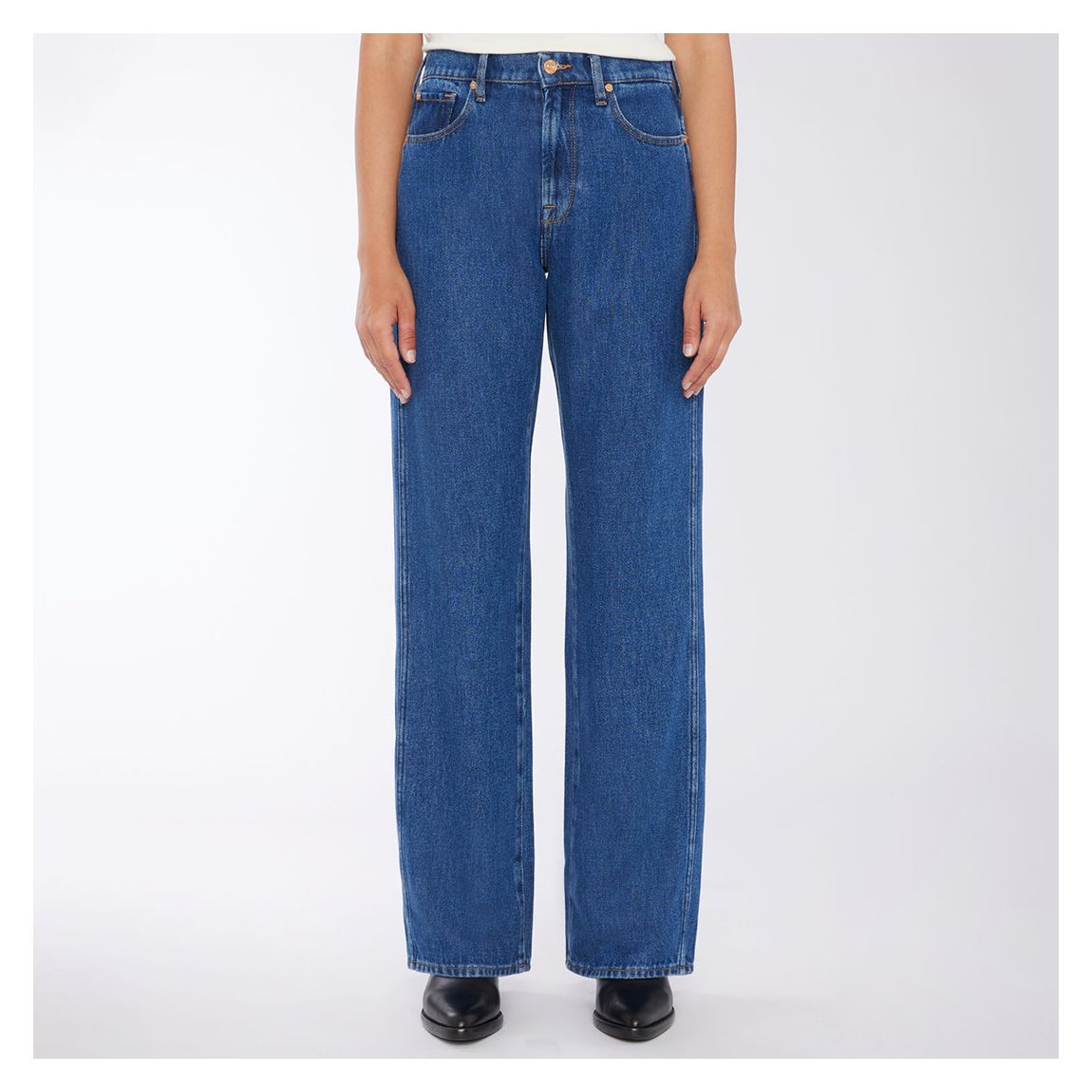 Blue Tess Wide Leg Jeans main product photo