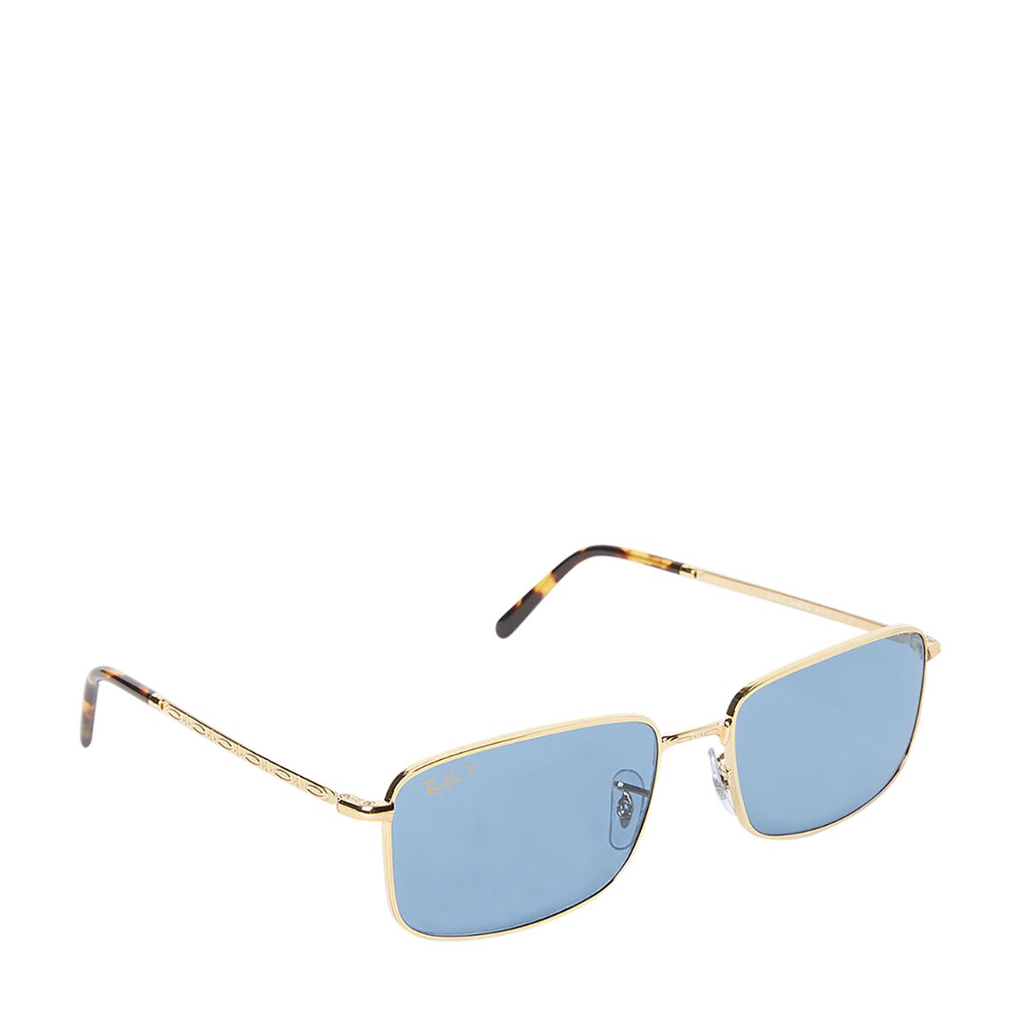 Women's Blue Ray-Ban Gold Sunglasses 41mm main product photo