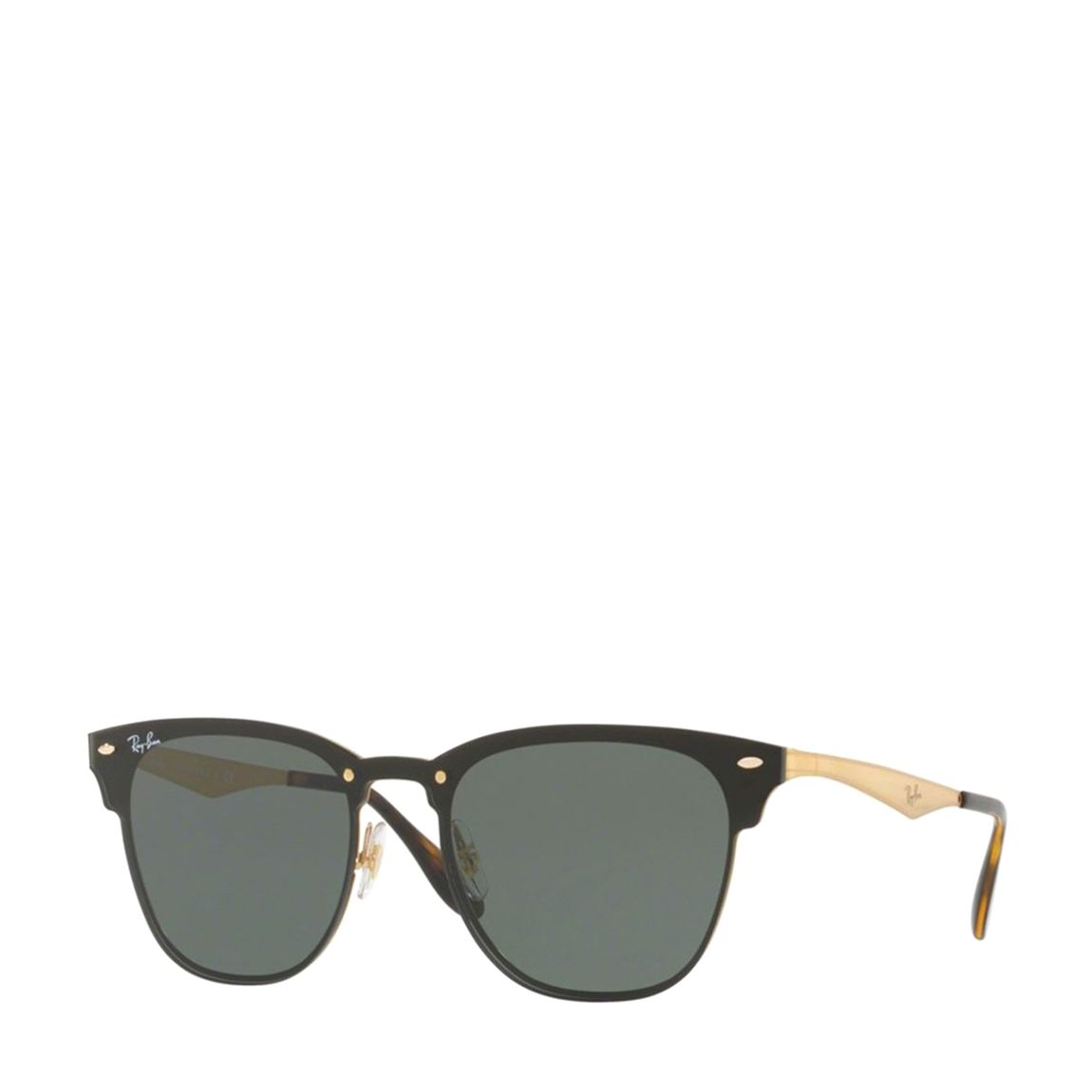 Women's Green Lens Ray-Ban Gold Sunglasses 47mm main product photo