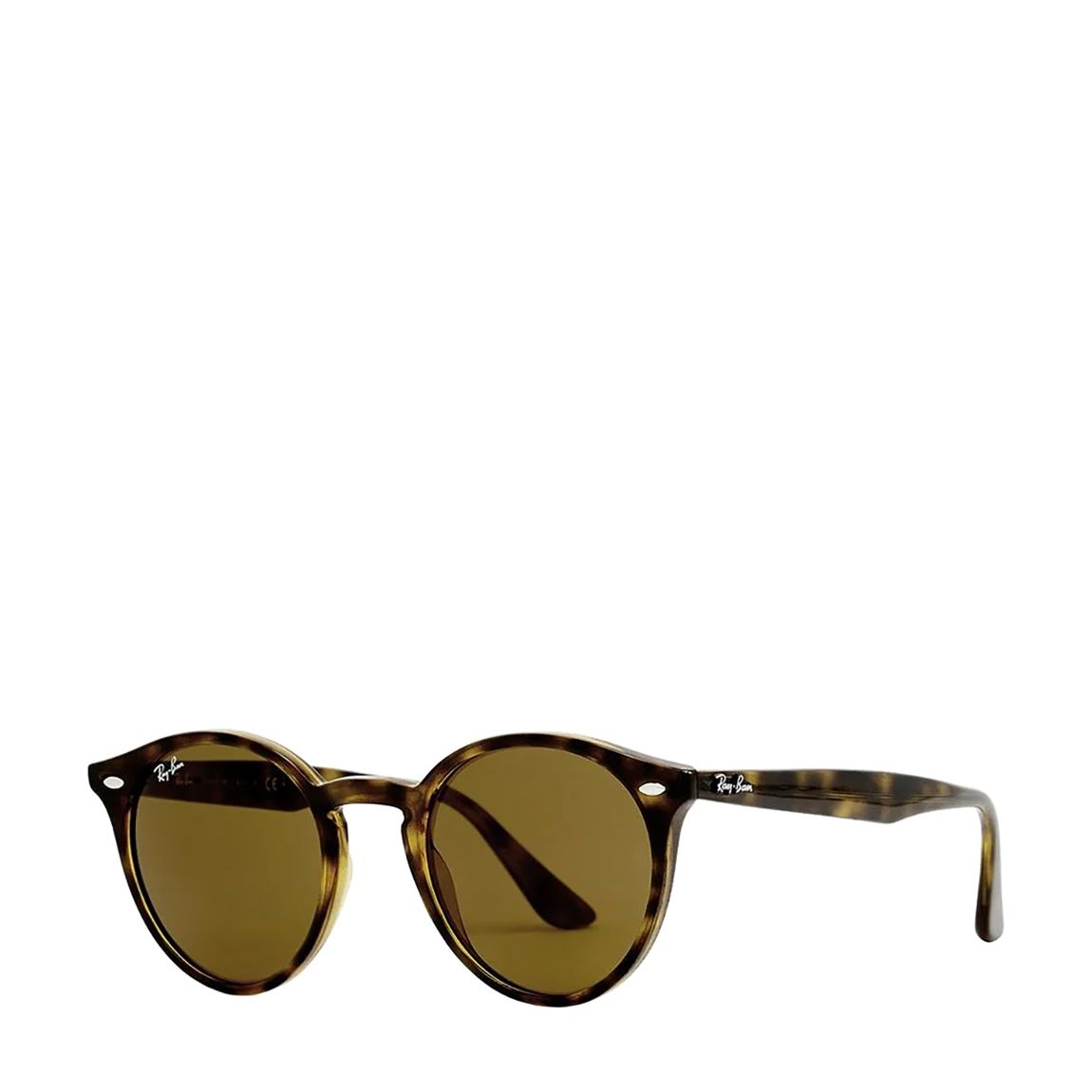Women's Brown Round Ray-Ban Sunglasses 49mm main product photo