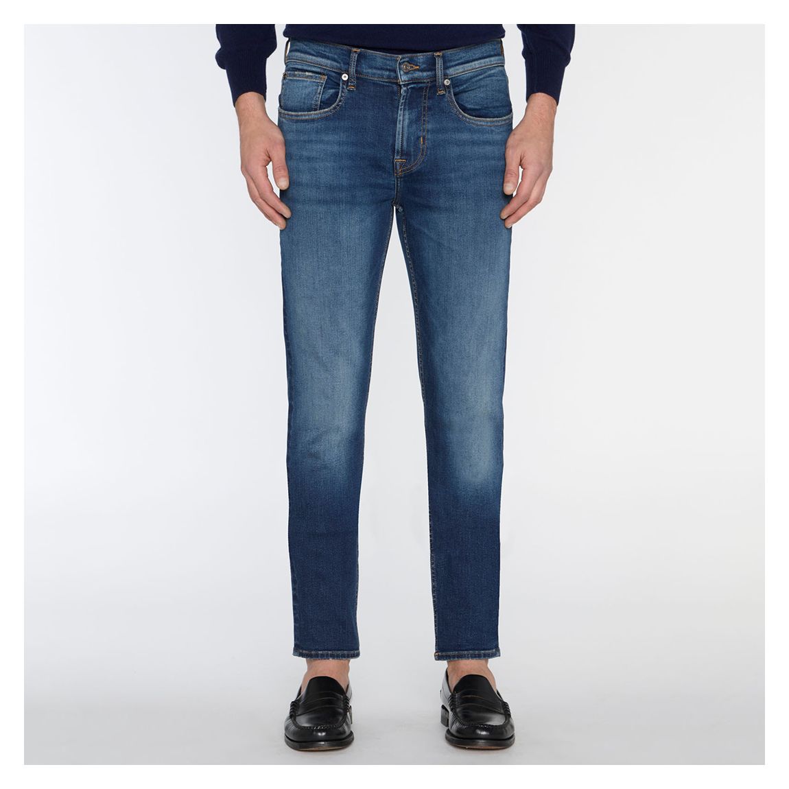 Dark Blue Slimmy Stretch Tek Tapered Jean main product photo